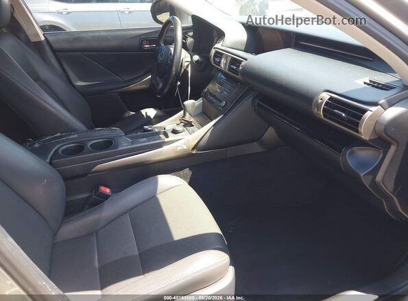 JTHBA1D2XG5009291 2016 LEXUS IS 200T Gray Front interior view