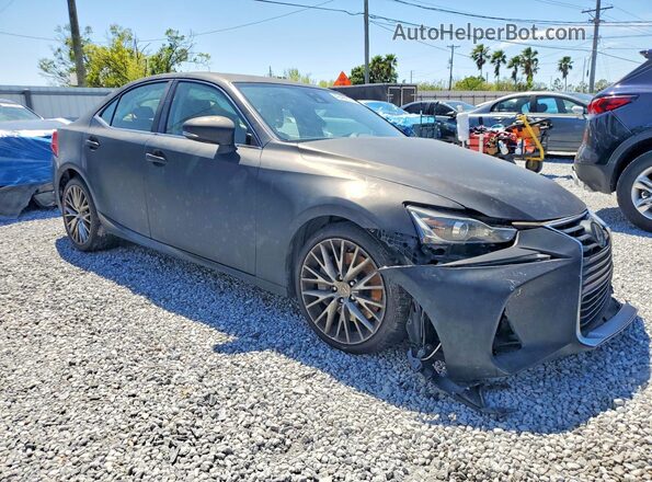 JTHBA1D2XH5059786 2017 LEXUS IS Черный Передняя правая четверть
