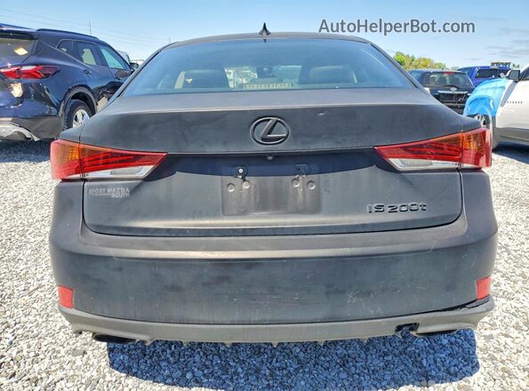JTHBA1D2XH5059786 2017 LEXUS IS Черный Вид сзади