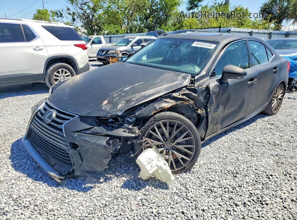 JTHBA1D2XH5059786 2017 LEXUS IS Черный Передняя левая четверть