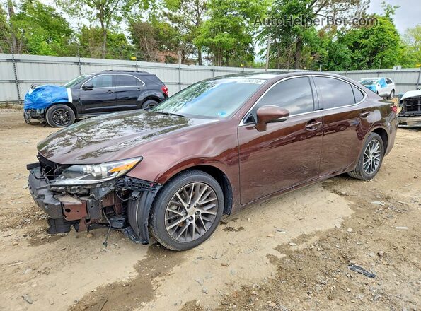 JTHBK1GG2G2223083 2016 LEXUS ES Brown Przód lewy