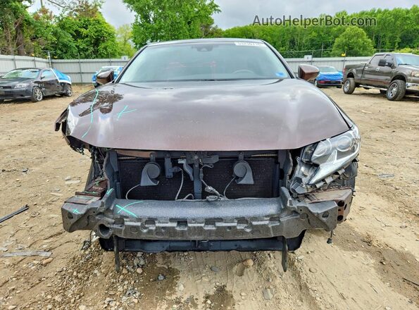 JTHBK1GG2G2223083 2016 LEXUS ES Brown Widok z przodu