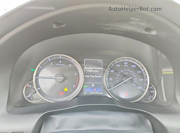 JTHBK1GGXH2249285 2017 LEXUS ES Серый Вид щитка приборов