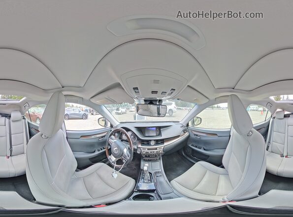 JTHBK1GGXH2249285 2017 LEXUS ES Серый Панорамный вид салона 360°