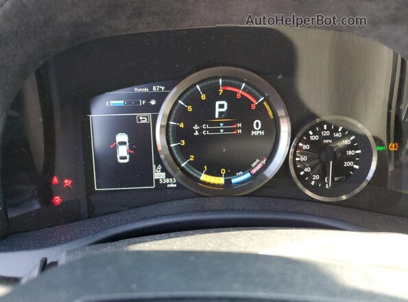JTHBP1BL7HA002429 2017 LEXUS GS-F Серый Вид щитка приборов