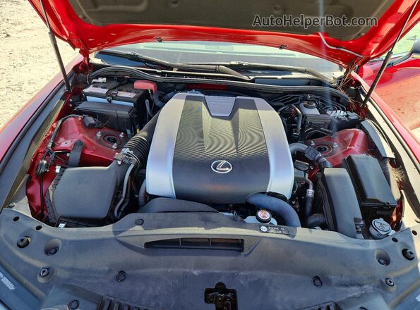 JTHBZ1B2XR5075693 2024 LEXUS IS Бордовый Вид задней части салона