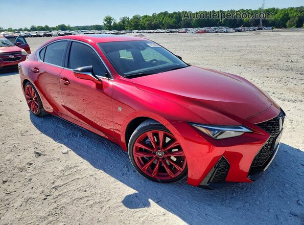 JTHBZ1B2XR5075693 2024 LEXUS IS Бордовый Передняя правая четверть