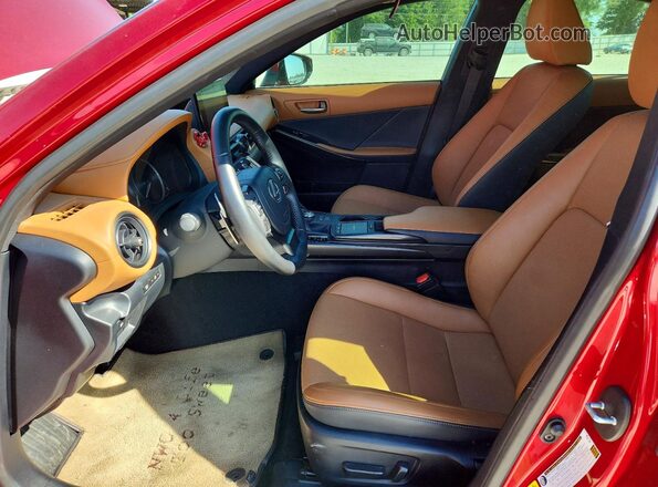JTHBZ1B2XR5075693 2024 LEXUS IS Бордовый Вид салона спереди