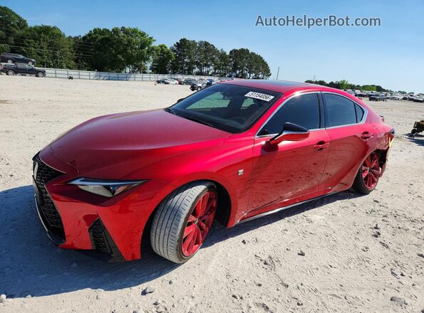 JTHBZ1B2XR5075693 2024 LEXUS IS Бордовый Передняя левая четверть