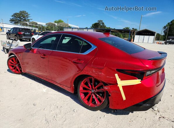 JTHBZ1B2XR5075693 2024 LEXUS IS Бордовый Задняя левая четверть