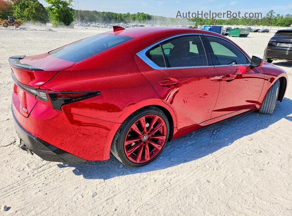 JTHBZ1B2XR5075693 2024 LEXUS IS Бордовый Задняя правая четверть