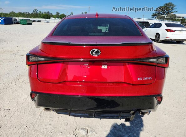 JTHBZ1B2XR5075693 2024 LEXUS IS Бордовый Вид сзади