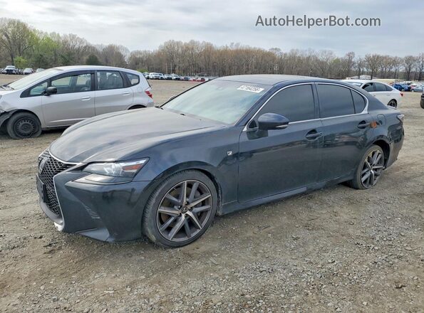 JTHBZ1BL0GA003186 2016 LEXUS GS Black Vista tres cuartos delantera izquierda