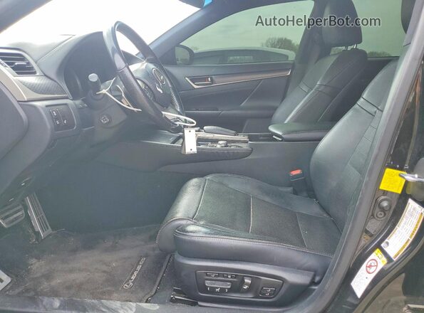 JTHBZ1BL0GA003186 2016 LEXUS GS Black Vista interior delantera