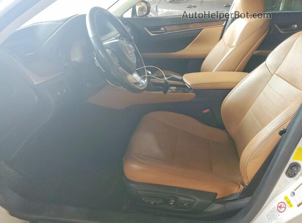 JTHBZ1BL1GA005030 2016 LEXUS GS White Вид салону спереду