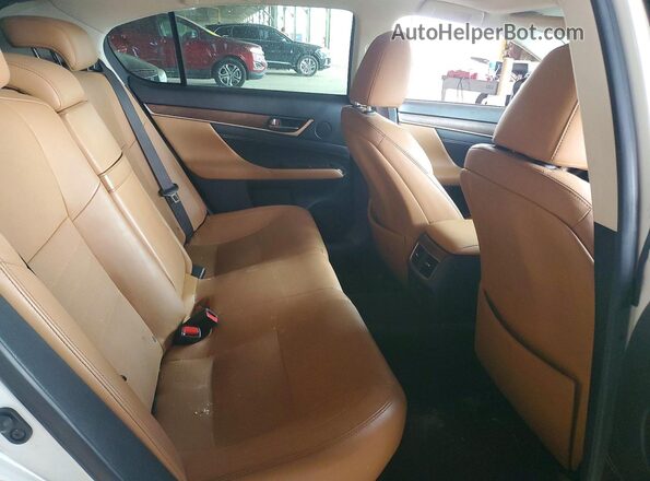JTHBZ1BL1GA005030 2016 LEXUS GS White Вид задніх сидінь