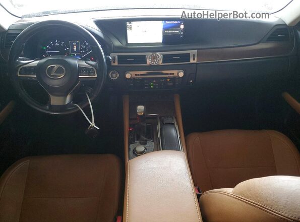 JTHBZ1BL1GA005030 2016 LEXUS GS White Вид панелі приладів