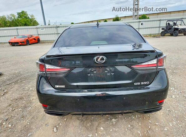 JTHBZ1BL2JA013855 2018 LEXUS GS Черный Вид сзади