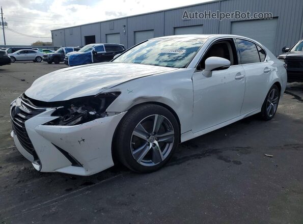 JTHBZ1BL4HA011793 2017 LEXUS GS Белый Передняя левая четверть