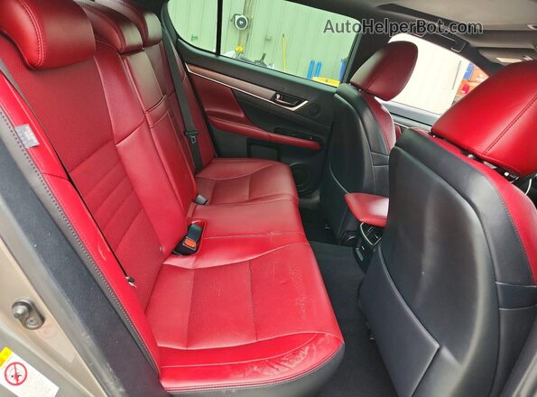 JTHBZ1BL5GA005807 2016 LEXUS GS Silver Rear seats view