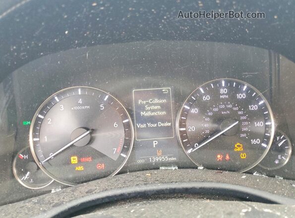 JTHBZ1BL6GA003483 2016 LEXUS GS Черный Вид щитка приборов