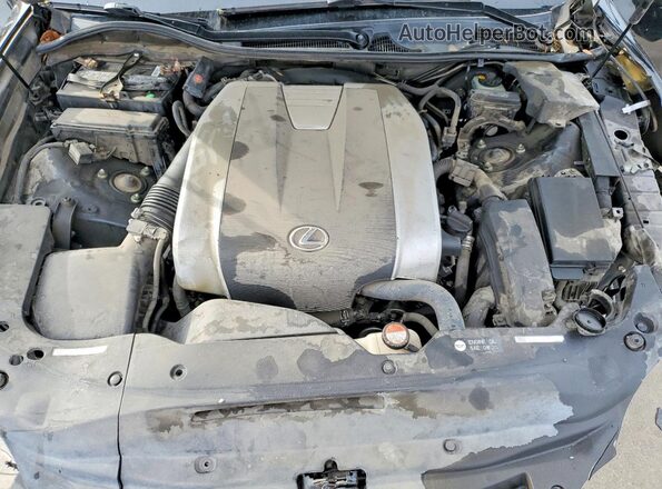 JTHBZ1BL6GA003483 2016 LEXUS GS Черный Вид задней части салона