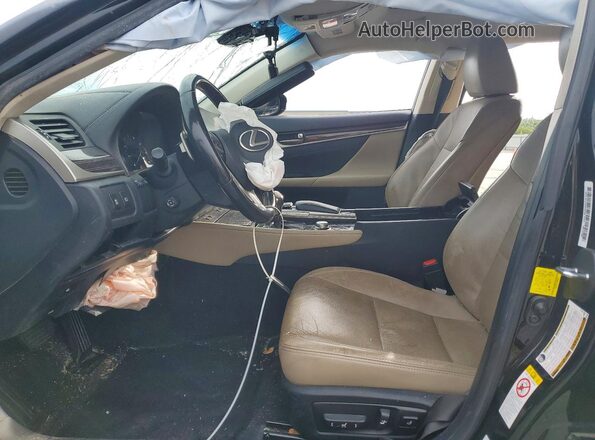 JTHBZ1BL6GA003483 2016 LEXUS GS Черный Вид салона спереди