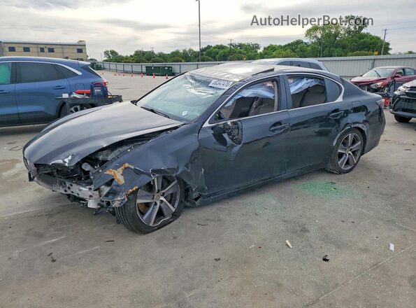 JTHBZ1BL6GA003483 2016 LEXUS GS Черный Передняя левая четверть