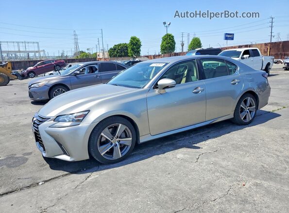 JTHBZ1BL7GA002262 2016 LEXUS GS Gray Առջևի ձախ երեք քառորդ տեսարան