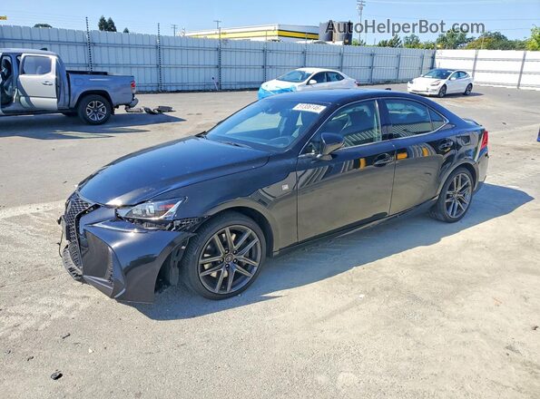 JTHBZ1D23K5034454 2019 LEXUS IS Black Przód lewy