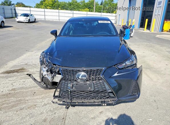 JTHBZ1D23K5034454 2019 LEXUS IS Black Widok z przodu