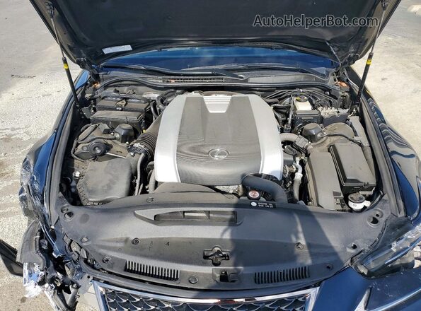 JTHBZ1D23K5034454 2019 LEXUS IS Black Widok wnętrza z tyłu