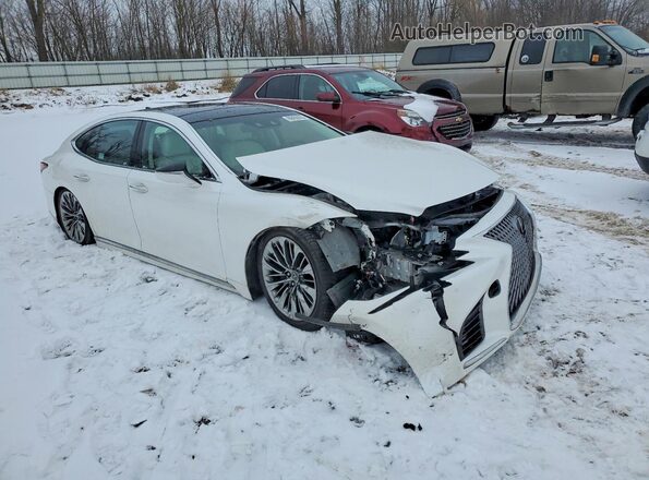 JTHC5LFF7K5006104 2019 LEXUS LS Белый Передняя правая четверть