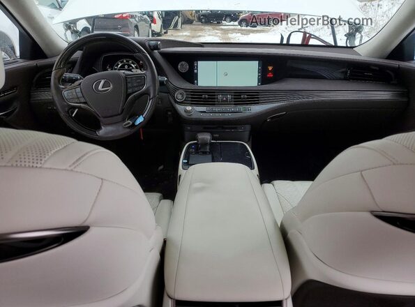 JTHC5LFF7K5006104 2019 LEXUS LS Белый Вид панели приборов