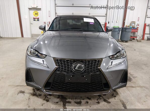 JTHC81D27J5029697 2018 LEXUS IS 300 Gray Вид щитка приладів