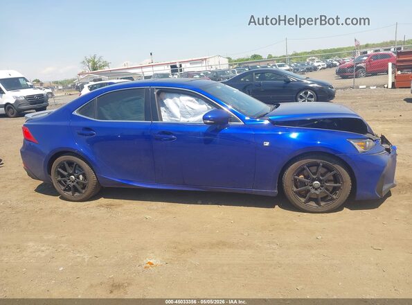 JTHC81D29K5034689 2019 LEXUS IS 300 Синий Вид задней части салона