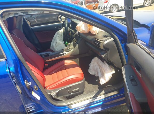 JTHC81D29K5034689 2019 LEXUS IS 300 Синий Вид салона спереди