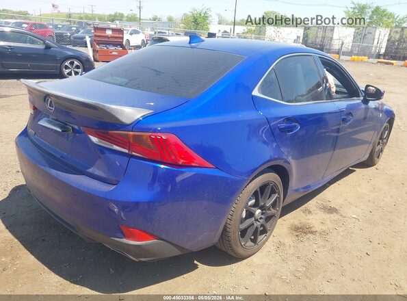 JTHC81D29K5034689 2019 LEXUS IS 300 Синий Задняя правая четверть