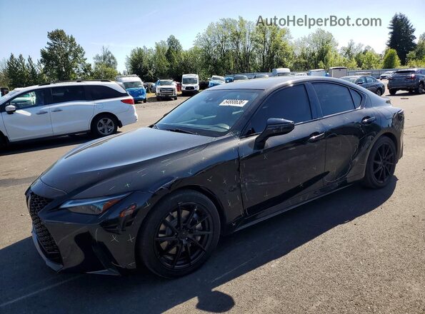 JTHC81F23M5044487 2021 LEXUS IS Charcoal Vista tres cuartos delantera izquierda