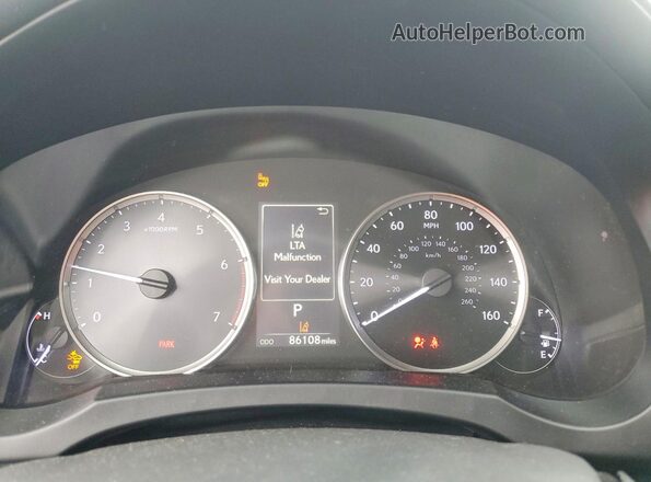 JTHCA1D24M5111119 2021 LEXUS IS Черный Вид щитка приборов
