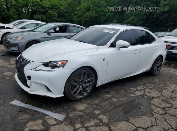 JTHCE1D20G5011852 2016 LEXUS IS White Przód lewy