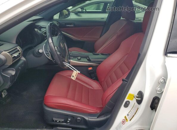 JTHCE1D20G5011852 2016 LEXUS IS White Widok wnętrza z przodu