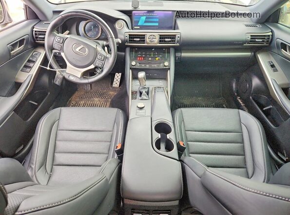 JTHCE1D29H5014153 2017 LEXUS IS Silver Widok deski rozdzielczej