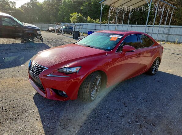 JTHCM1D22G5004887 2016 LEXUS IS Красный Передняя левая четверть