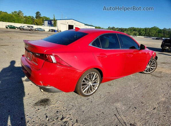 JTHCM1D22G5004887 2016 LEXUS IS Красный Задняя правая четверть