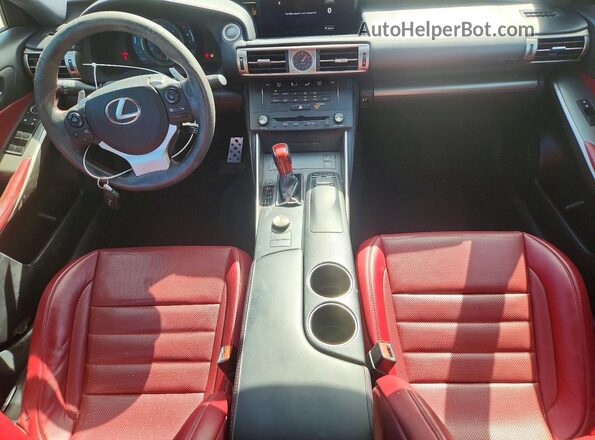 JTHCM1D23G5008317 2016 LEXUS IS Black Առջևի վահանակի տեսք