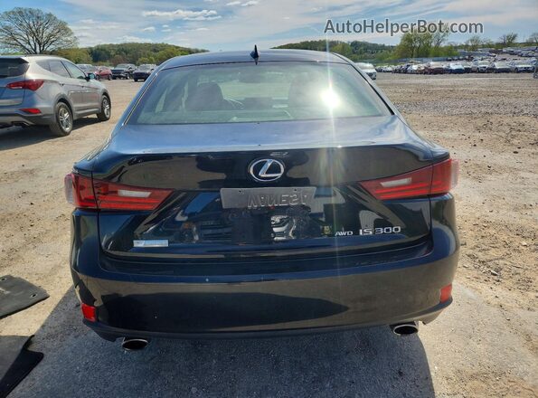 JTHCM1D23G5008317 2016 LEXUS IS Black Հետևի տեսք