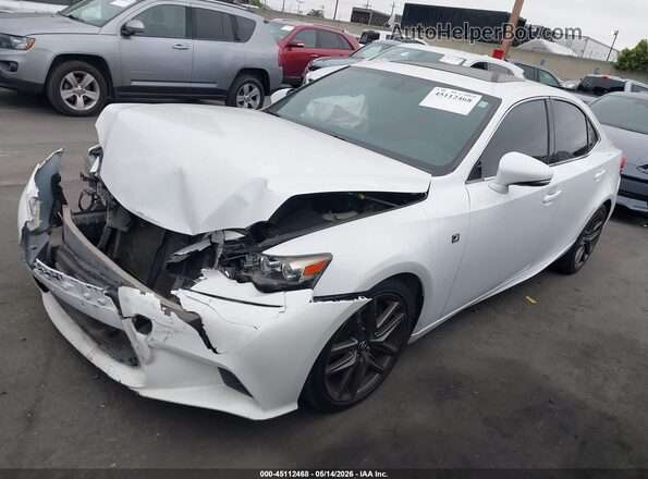 JTHCM1D28G5004201 2016 LEXUS IS 300 White Передня ліва чверть