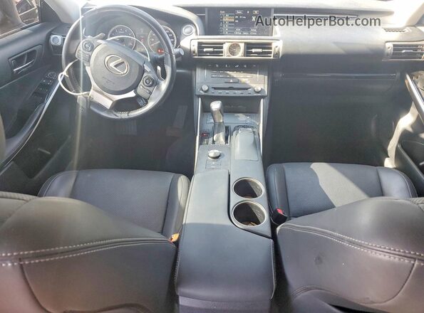 JTHCM1D29G5009293 2016 LEXUS IS Gray Вид панелі приладів