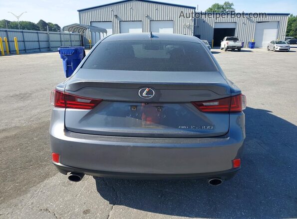 JTHCM1D29G5009293 2016 LEXUS IS Gray Вид ззаду